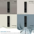 thumbnail image 6 of Amerock Bray Contemporary Double Prong Matte Black Wall Hook, 6 of 9