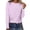 Red, variant on Women's Striped Print Crew Neck Long Sleeve Loose Pullover T Shirt, Casual Relaxed Blouse for Everyday Wear, Home Comfort, or Relaxing Weekends Blue S