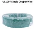 thumbnail image 3 of Cable de un solo núcleo de 5 m/50 m, cable de cobre estañado de PVC UL1007, cable sólido de 14/16/18/20/22/24/26 AWG, cable eléctrico para equipos de bricolaje, 3 of 5