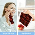 thumbnail image 4 of Coolnut 4 PCS Buffalo Plaid Baby Washcloths Towel Set, Highly Absorbent & Soft Cotton Wash Cloths, 12"x 12" Face Hand Towels for Bathroom, Multi-Purpose Fingertip Towels, 4 of 5