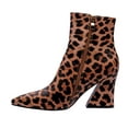 thumbnail image 3 of Ninety Union Classic Fashion Bootie With Zipper And Ring Tap, Leopard, 10, 3 of 5