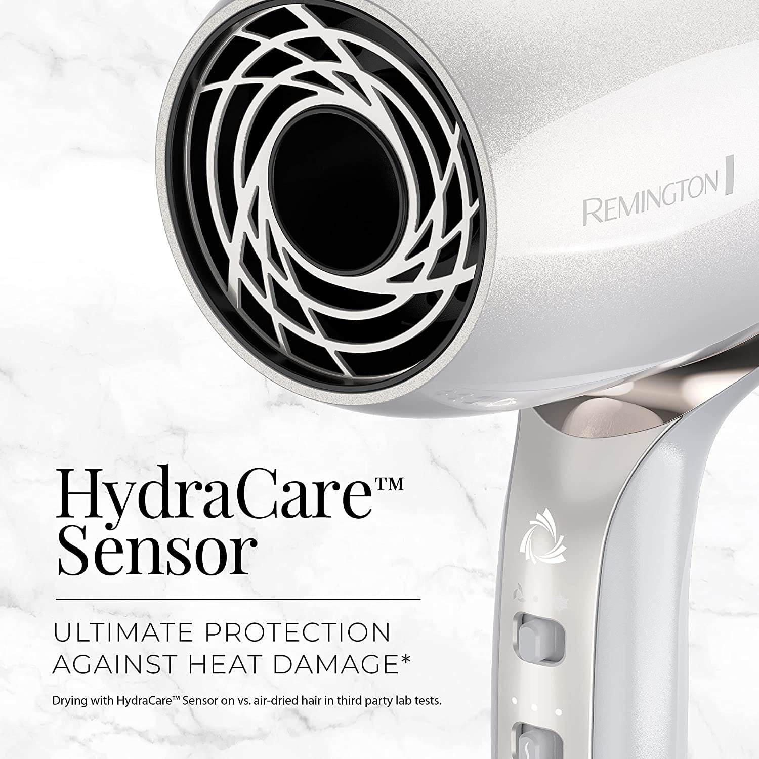 Remington, HydraCare Hair Dryer, PROLUXE, Pearl White/Gray