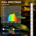 thumbnail image 4 of Grow Lights for Indoor Plants with Timer, 192 LEDs 42W Vertical Full Spectrum Grow Light 65 Inch Standing Grow Lights 3 Light Modes 5-Level Dimmable Wide Coverage, 4 of 9
