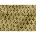 thumbnail image 4 of oneOone Viscose Jersey Medium Yellow Fabric Floral Block Sewing Craft Projects Fabric Prints By Yard 60 Inch Wide, 4 of 5