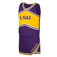 thumbnail image 2 of Girls Youth Colosseum Purple LSU Tigers Cheerleader Top & Skirt Set, 2 of 3