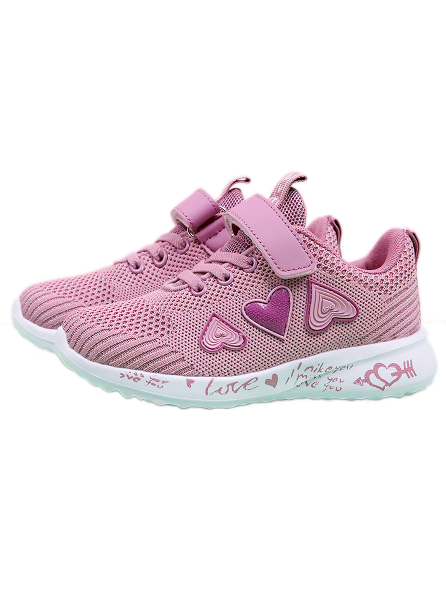 Tanleewa Lovely Girls Sports Shoes Kids Breathable Sneakers Lightweight Casual Shoe Size 9 - image 5 of 7