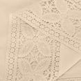 thumbnail image 5 of OSOLU Solid Color Women Lace T-Shirt Short Sleeve O-Neck Tshirts Tee Casual Outdoor Comfortable Blouse Tops For Spring Summer Fall Leisure Dailywear, 5 of 5