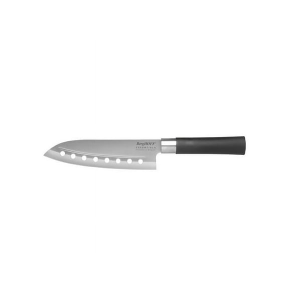 BergHOFF Essentials 7" Stainless Steel Santoku Knife with Holes