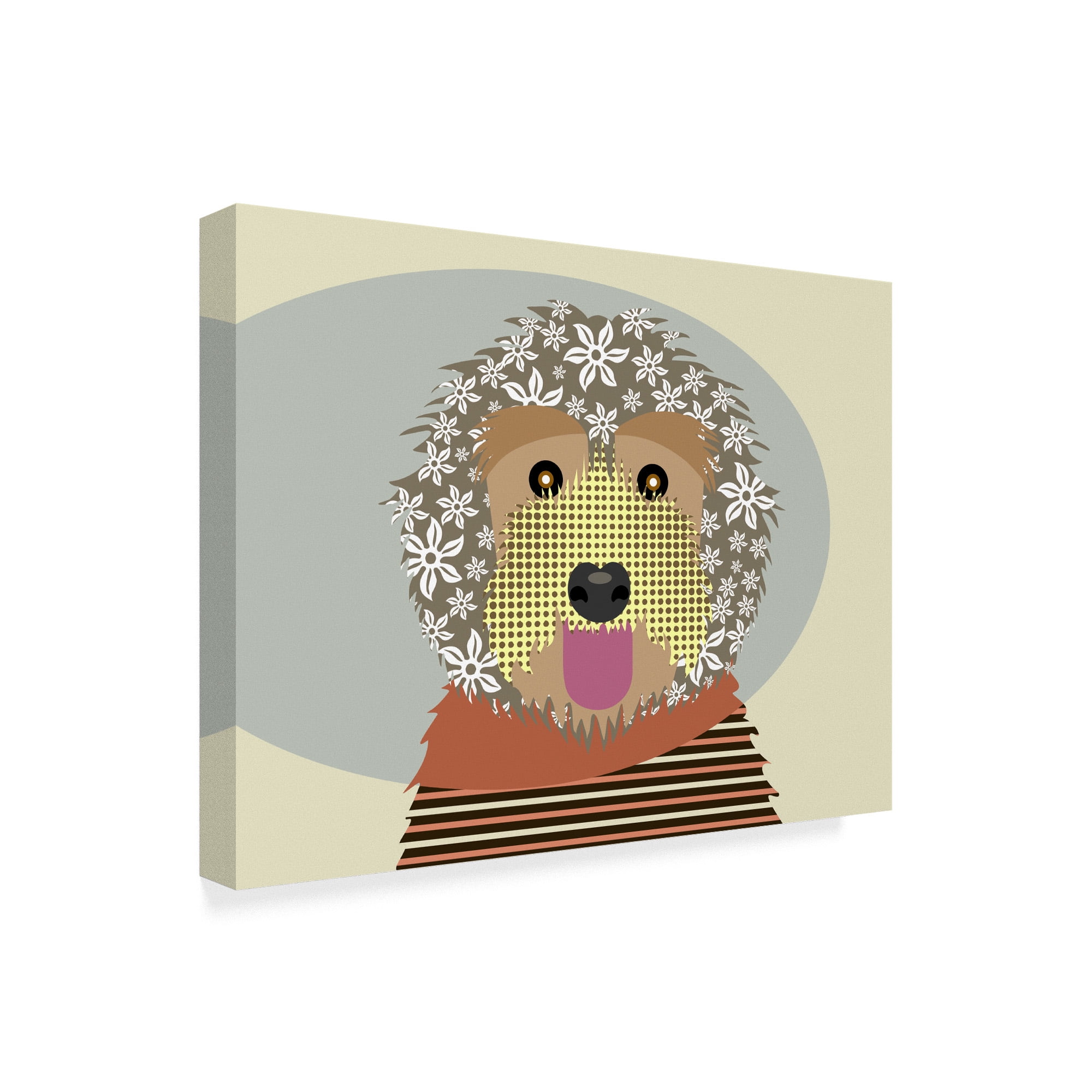 Trademark Fine Art 'Labradoodle' Canvas Art by Lanre Adefioye