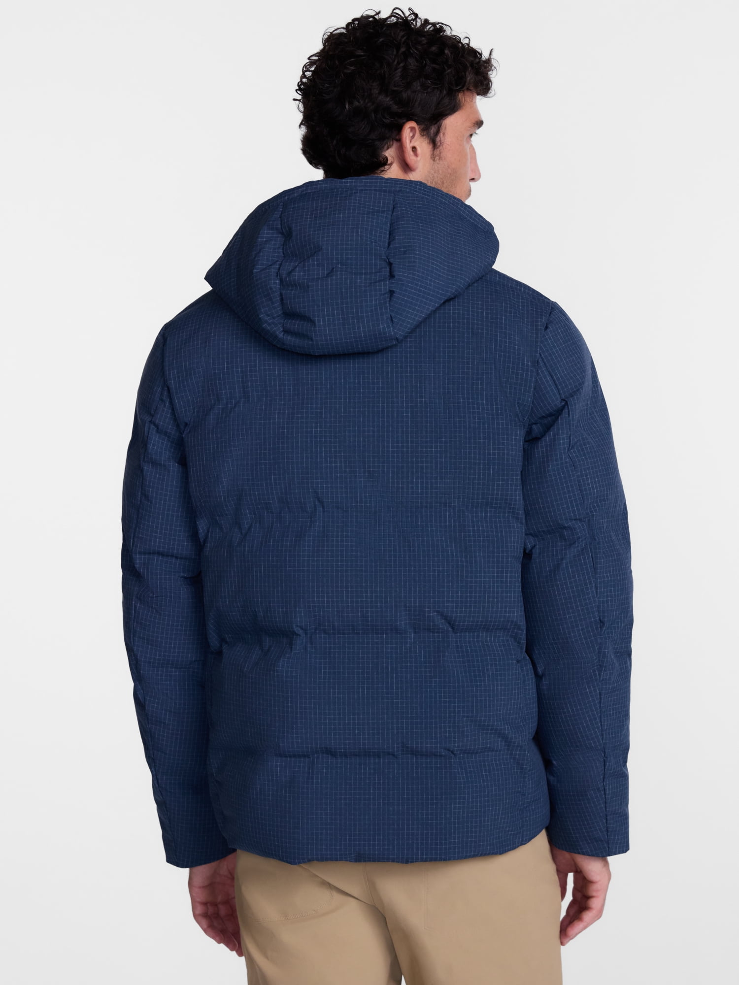Ozark Trail Men's and Big Men's Ripstop Puffer Jacket, Sizes S-3XL