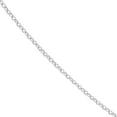 thumbnail image 4 of 14K White Gold Women's 24" 1.50mm Open Diamond Cut Cable with 040 Gauge and Lobster Lock Quality Tag, 4 of 4