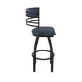 thumbnail image 4 of 860 Hunter 30" Swivel Bar Stool with Black Wrinkle Finish and Graph Anchor Seat and Back, 4 of 5