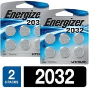 Energizer Lithium 2032, 12 Count (2 x 6 Packs)
