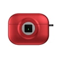 thumbnail image 2 of for Airpods Pro (2019) Protective Case Automatic Pop-up with Safety Locking Clip, Full Body Shockproof Hard Case with Keychain for Airpods Pro (2019), Red, 2 of 8