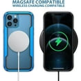 thumbnail image 4 of Compatible with iPhone 13 Pro Case, 2 in 1 Heavy Duty [Military Grade] Shockproof Drop Protection Case Compatible with iPhone 13 Pro 6.1 inch,Blue, 4 of 7