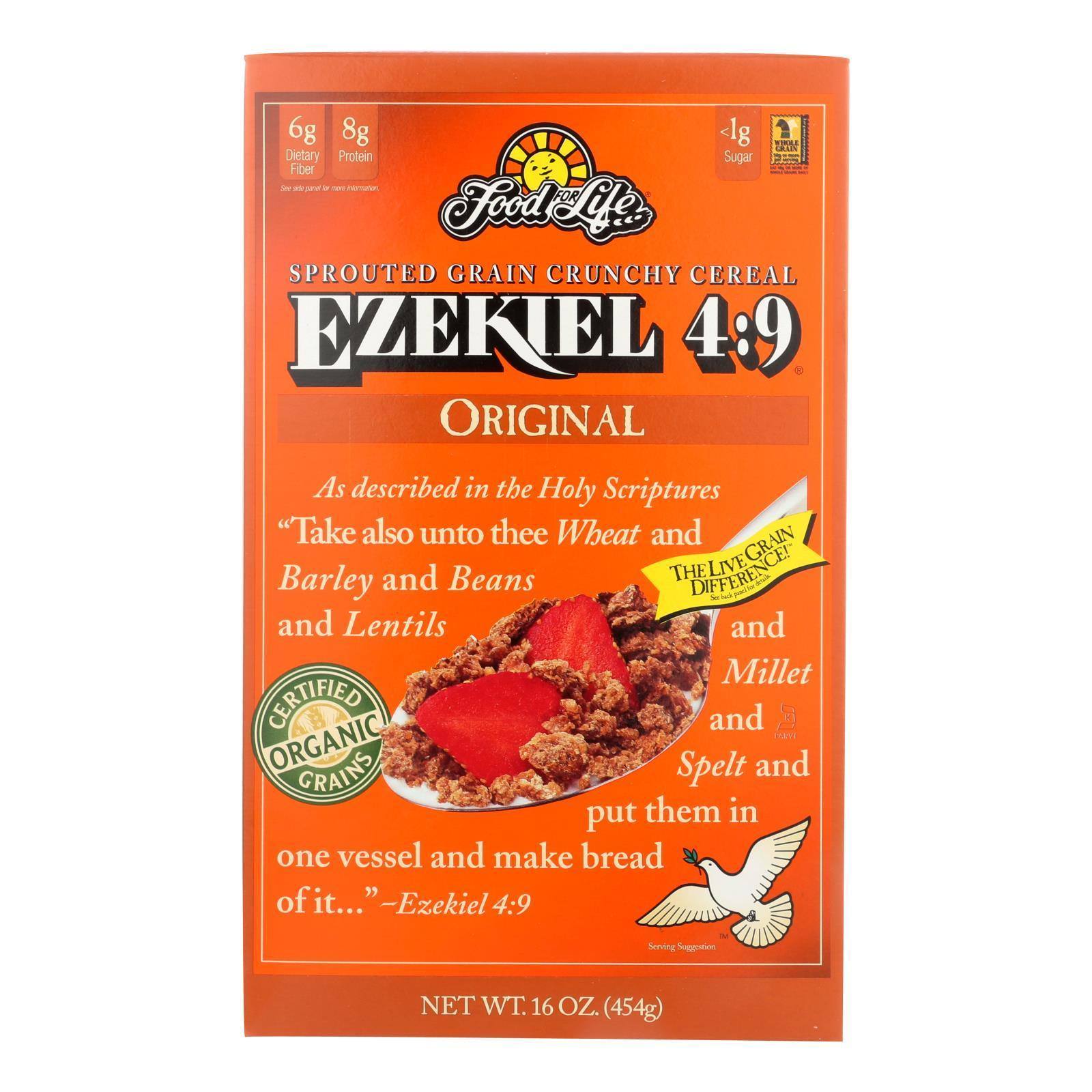 Cereal Organic Ezekiel 49 Sprouted Whole Grain Original 16