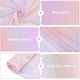 thumbnail image 4 of Tela de tul arcoíris de 5,47 yardas (59 pulgadas) de ancho, color rosa arcoíris, ideal para coser vestidos, disfraces, manualidades, decoración del hogar y fiestas., 4 of 6
