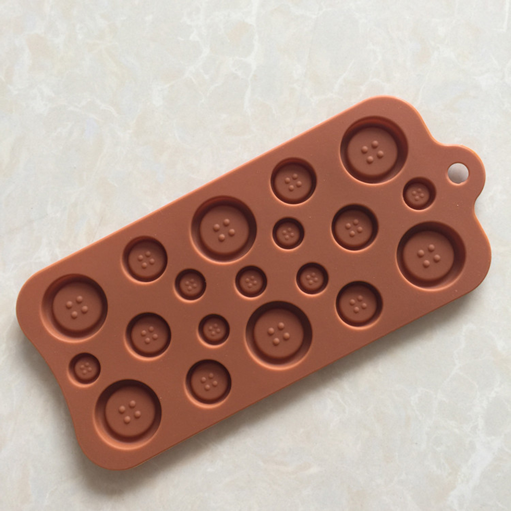silicone mold silicone mould fondant mold Button shaped mold chocolate mold gum paste mold