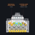 thumbnail image 7 of 100 Pack Rj45 Connectors, Ethernet Coupler Easy and Fast Termination, Cat6 Ethernet Cables with Good Material, Professional Cat 6 Cat 5/Cat5e Connector, Non-Pass-Through Design Rj45 Ends, Clear, 7 of 7