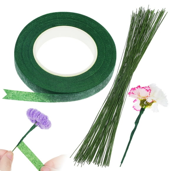 150 Pcs Flower Stems For Crafts Fake Flower Stem Iron Flower Stems Florist Wire Flower Bouquet Accessories
