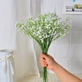 thumbnail image 3 of Yesbay 6 Pcs 42CM Artificial sbreath 3 Fork Realistic Fake Flower Home Wedding Party Table Centerpiece Faux Bloom Decoration, 3 of 8
