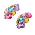 thumbnail image 1 of 2 Pack DIY Crystal /Colorful Rhinestone Shoe Buckle/Removable High s Charms/Bridal Wedding Shoe Decoration - Multifunctional Multicolor, 1 of 8