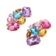 thumbnail image 1 of 2PCS Shining Rhinestone Hebil Party Prom Clips de extraíbles Crystal Colorful Wedding Headwear Sombrero Decoración p Yinane Encantos de zapatos de cristal, 1 of 8