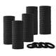 thumbnail image 1 of 100 gomas para el pelo negras para mujer, hombre y niña, grandes, elásticas, sin costuras, elásticas para el pelo, para coletas, para pelo grueso, pesado y rizado, 1 of 8