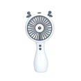 thumbnail image 2 of Billuyoard Mini ventilador de mano con carga USB, rociador de aire y agua, dibujos animados de escritorio, recargable, Personal para oficina, Electrodomésticos Blanco, 2 of 6