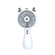 thumbnail image 2 of Matsuzay Mini ventilador de mano con carga USB, enfriador de aire, escritorio de 3 velocidades, Personal para exteriores, para viajes, negocios, Electrodomésticos Blanco, 2 of 6