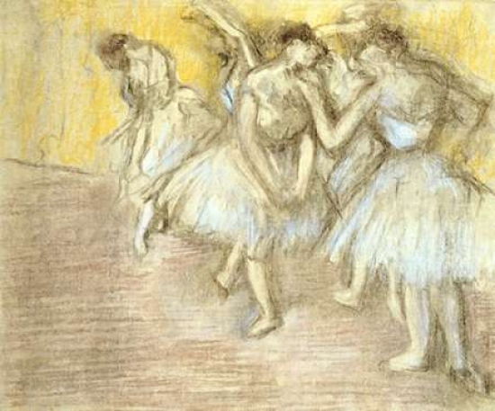 Five Dancers On Sta