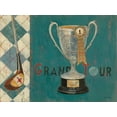 thumbnail image 2 of Fisk, Arnie 24x19 Black Ornate Wood Framed with Double Matting Museum Art Print Titled - Grand Tour, 2 of 4