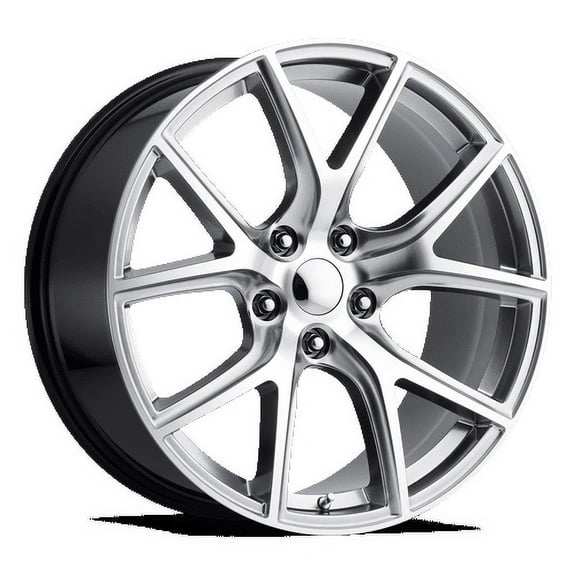 OE Creations Aluminum Rim PR181 20X10in Hyper Silver Machined Finish, 181HM-217350