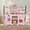 Pink, variant on LAZY BUDDY Wooden Corner Play Kitchen Set, Kids Cooking Playset Toddler Pretend Interactive Toy with Realistic Sound & Light