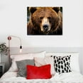 thumbnail image 4 of ONETECH Grizzly Brown Bear Forest Animal Poster Poster Decorative Painting Canvas Wall Art Living Room Posters Bedroom Painting, 4 of 4