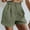 Army Green, variant on Waffle Shorts for Women Summer High Waisted Wide Leg Dressy Casual Work Office Short Pants with Pockets