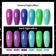 thumbnail image 4 of VOKY 6 Colors Fine Diamond Glitter Gel Nail Polish Set, Soak Off UV LED Sparkling Shimmer Nail Gel Kit,7.5ml Each, 28+ Days Long Lasting Party Festival Manicure for Home & Salon DIY Nail Art, 4 of 6