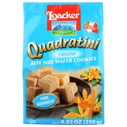 Loacker Quadratini Vanilla Wafer Cookies, 8.82 Oz