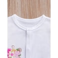 thumbnail image 5 of HWJAD Baby Girls Boys Rompers Short Sleeve Cotton Toddler Giraffe Zebra Jumpsuit Summer Baby Clothes One-Piece Outfit, 5 of 10