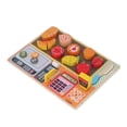 thumbnail image 4 of Kids Pretend Cutting Food Set Wooden Vegetables Improve Flexibility Suitable Size Play Cutting Food Kitchen Toy For Home Use ANGGREK Juguetes, 4 of 8