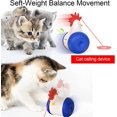 thumbnail image 3 of Divertido gato juguete vaso columpio juguetes para gatos gatito equilibrio interactivo coche gato persiguiendo juguete brillar Hogar, 3 of 4