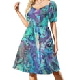 thumbnail image 2 of Robe Imprimée iridescent Robe de Luxe Robe d'Été Femmes 2024, 2 of 5