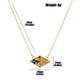 thumbnail image 3 of HomeKingdee Asymmetric Natural Color Abalone Alloy Necklace for Women and Girls - Fashion Trend Jewelry for Various Occasions, 3 of 5
