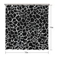 thumbnail image 5 of Black and White Giraffe Pattern Shower Curtain 72"x72" ,Bathroom Decorative Shower Curtains Set with 12 Hooks,Modern Waterproof Washable Shower Curtain, 5 of 6