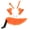 Orange, variant on Realistic Fox Ear Headband Tail Set,Halloween Funny Fursuit Fox Tail Costume