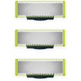 thumbnail image 1 of Cuchillas de repuesto Philips OneBlade originales, para afeitadora eléctrica y recortador OneBlade, acero inoxidable duradero, recortar, perfilar y afeitar, 4 paquetes, modelo QP230/50, 1 of 5