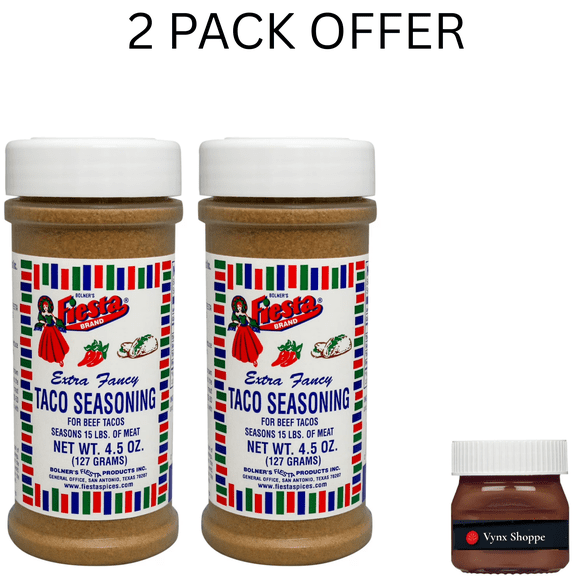 Fiesta Brand Taco Seasoning, 4.5 oz Jar