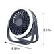thumbnail image 3 of RKSTN portable fan Mini Fan Outdoor Portable Desktop Fan With Night Light High Wind Silent Charging Small Fan, 3 of 9