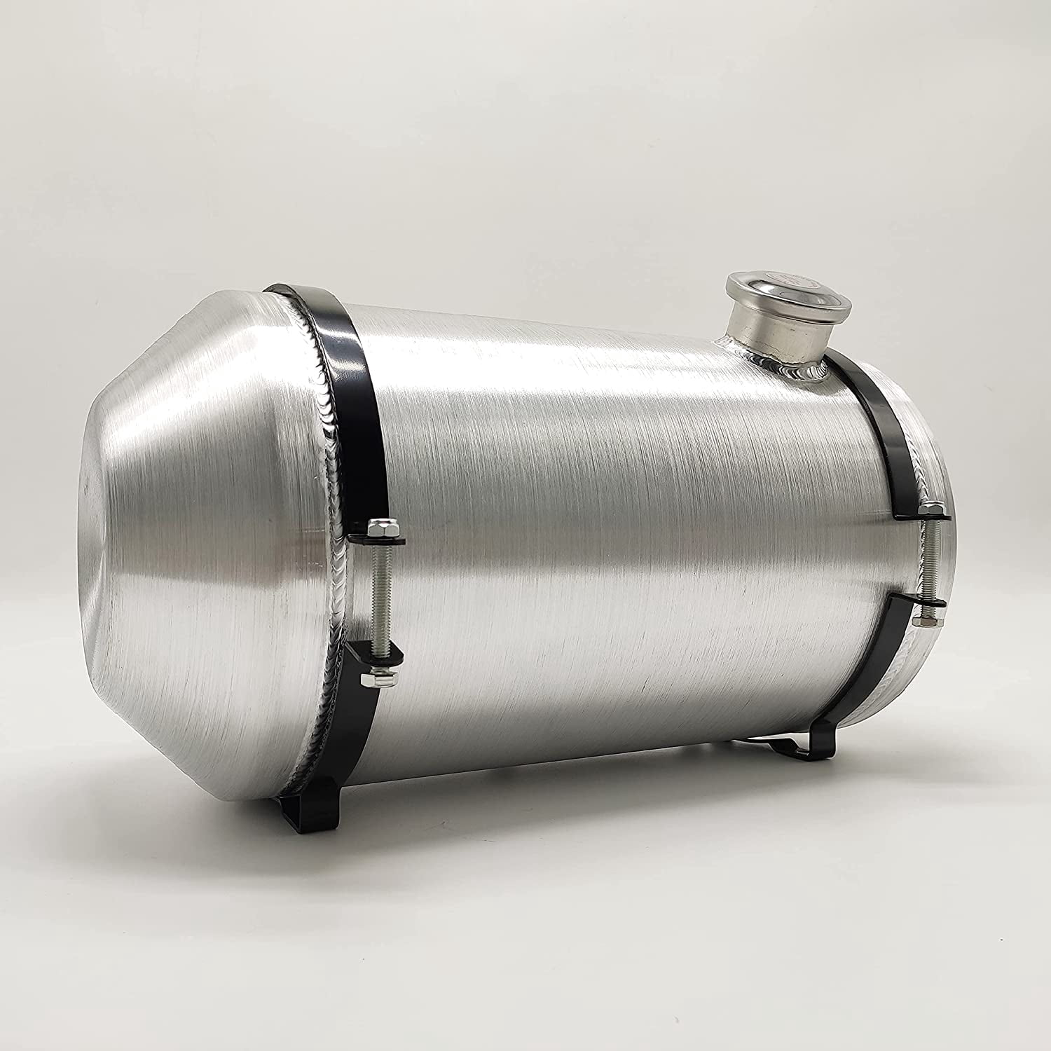 JSD AUTO PARTS 6.75 Gallons Gas Tank / Fuel Tank Aluminum End Fill Spun 10" x20" 1/4 NPT Outlet