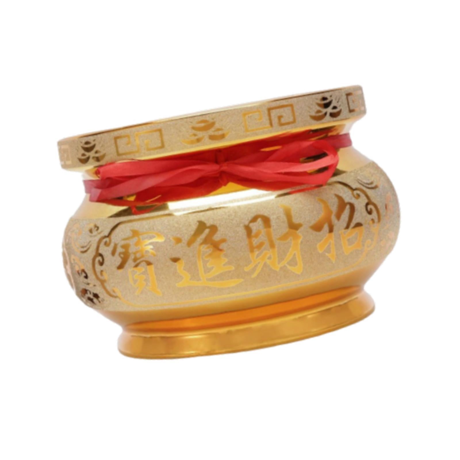Zxpjkyu Ceramic Incense Burner Incense Holder Offering Bowl Ornament Decorative for Home